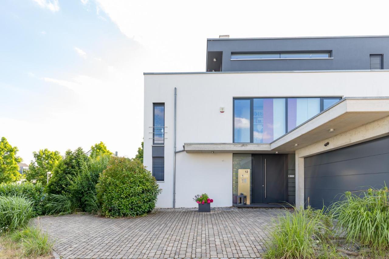 Bodensee Apartment Ueberlingen "Bauhaus Ueber Der Stadt" Buitenkant foto