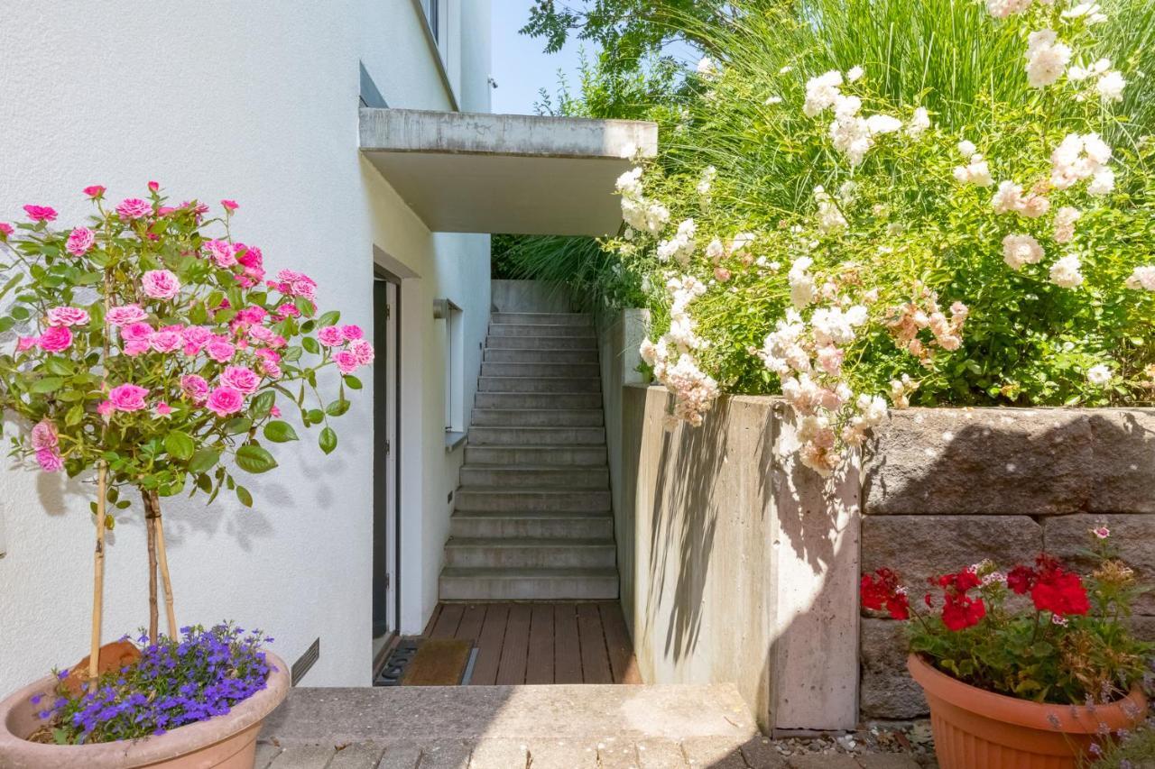 Bodensee Apartment Ueberlingen "Bauhaus Ueber Der Stadt" Buitenkant foto
