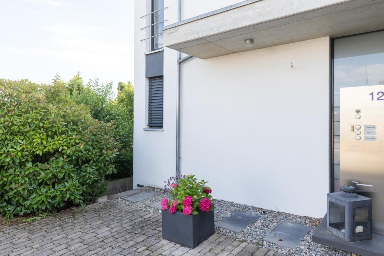 Bodensee Apartment Ueberlingen "Bauhaus Ueber Der Stadt" Buitenkant foto